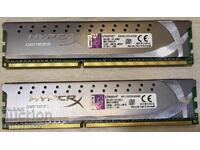 MEMORIE RAM PENTRU CALCULATOR 8GB KIT DDR3 KINGSTON HYPERX