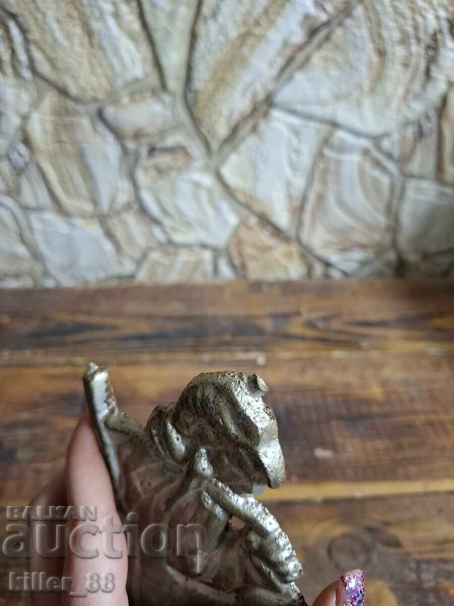 Старо метално пано ловни мотиви - 6