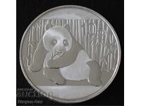 Monedă de argint 1 OZ, PANDA An timpuriu rar 2015 !