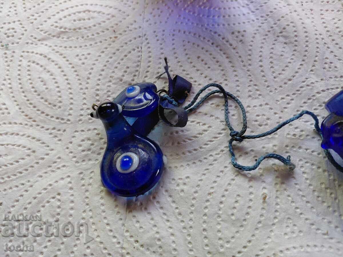 Delivery of Set, blue glass, well-preserved