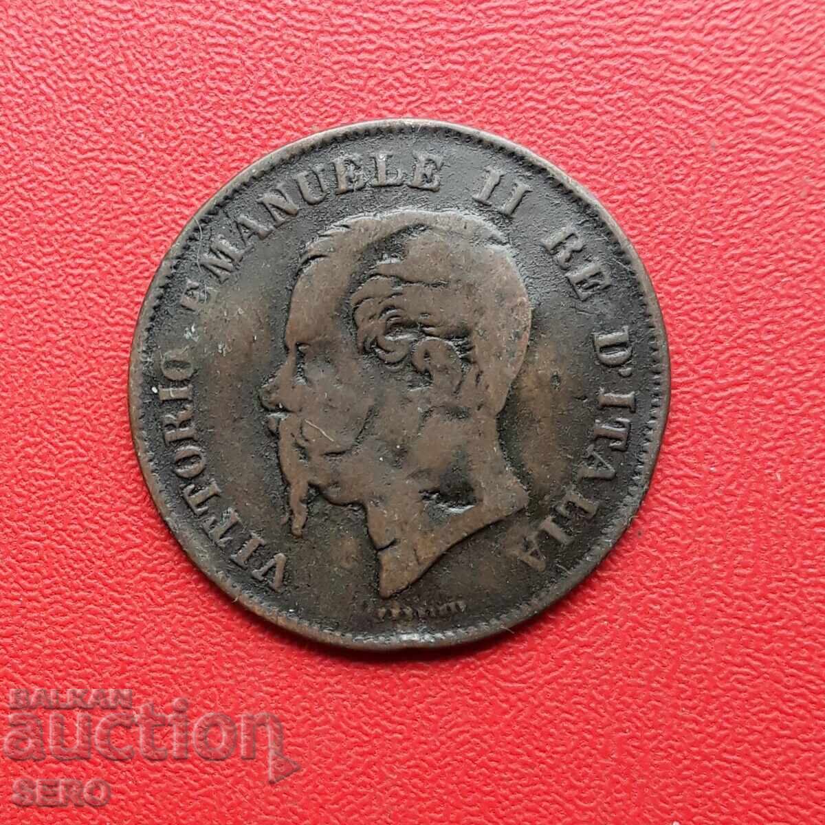 Italia-5 cenți 1862 N-Napoli cu preț € 0.40 | 0.78 BGN