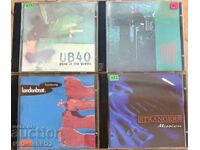 AUDIO DISCS, ORIGINAL CDs WITH MP3/CD MUSIC - 4 PCS