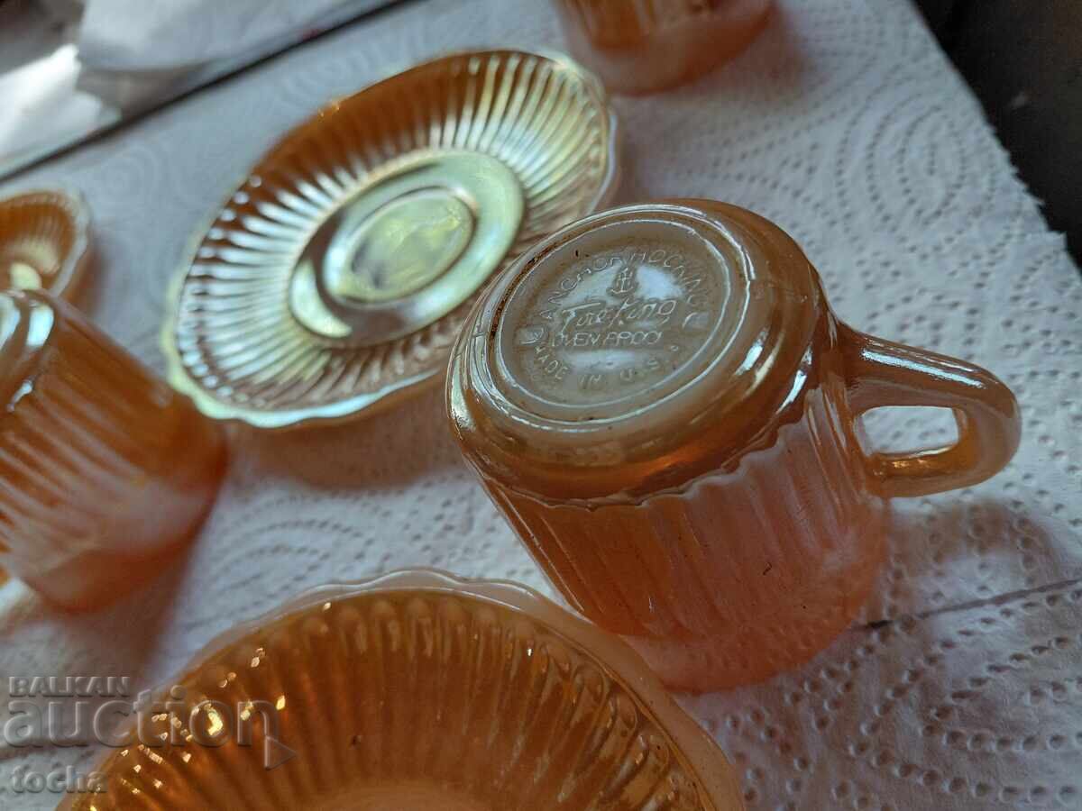 Set vechi pentru cafea, bine păstrat, USA - 6