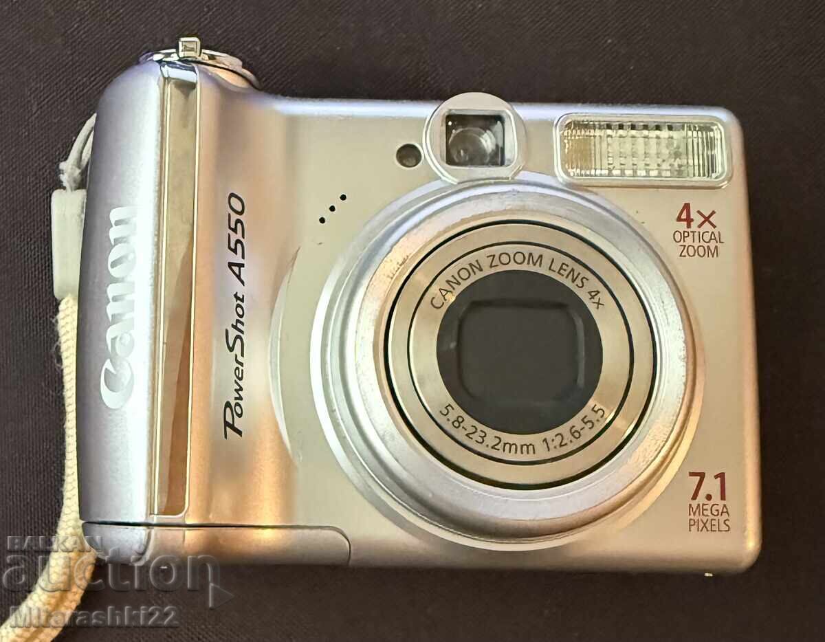 ΠΑΛΑΙΑ ΦΩΤΟΓΡΑΦΙΚΗ ΜΗΧΑΝΗ CANON POWERSHOT A550 7.1 MEGA PIXELS