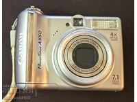 OLD CAMERA CANON POWERSHOT A550 7.1 MEGA PIXELS
