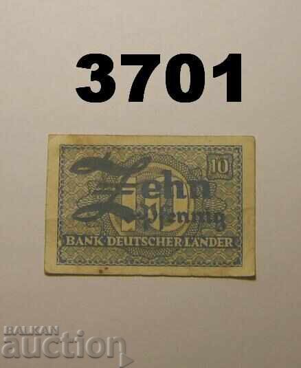 Γερμανία 10 πφένιγκ 1948 Δυτική Γερμανία BDL