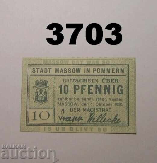 Massow 10 pfennig 1920 Germania