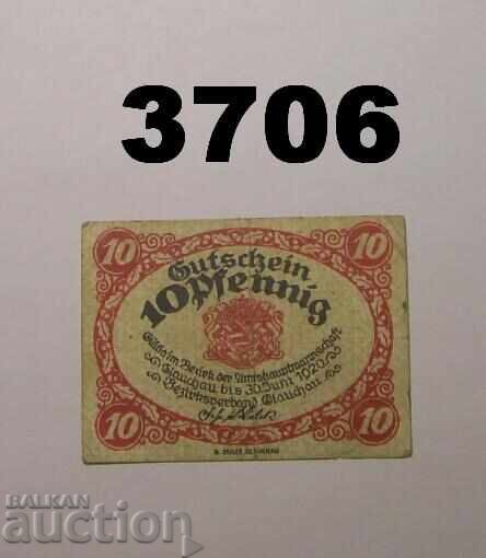 Glauchau 10 pfennig 1919 Germania