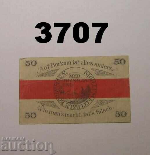 Borkum 50 pfennig 1920 Germany with price € 0.50 | 0.98 BGN