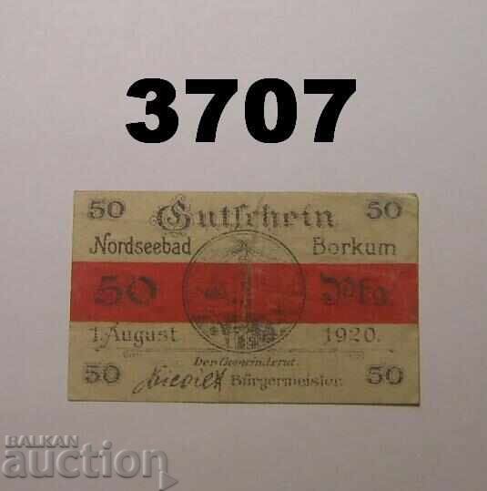 Borkum 50 pfennig 1920 Germany