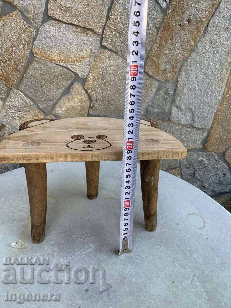 Доставка на СТОЛ СТОЛЧЕ  МАСИВ ДЪРВО СТАРИННО ПИРОГРАФ МЕЧЕ