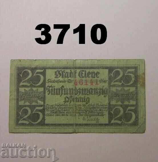 Cleve 25 pfennig 1920 Германия