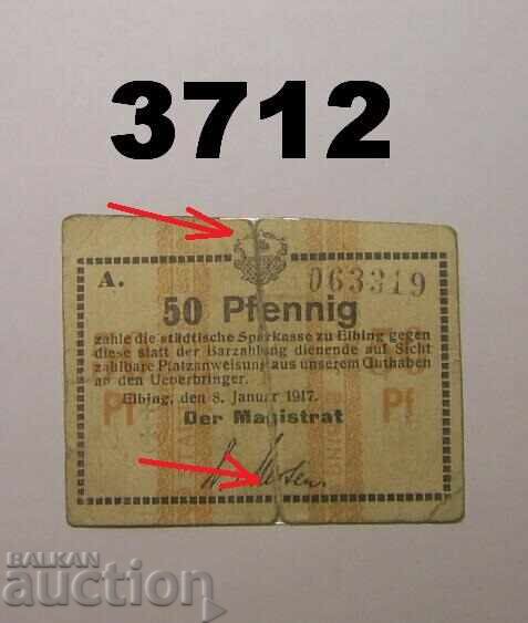 Elbing 50 pfennig 1917 Germany