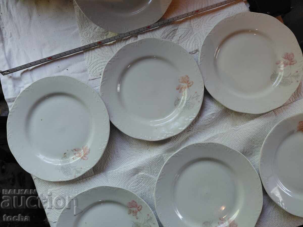 Παλιά βουλγάρικη πορσελάνη, πιάτα, παρτίδα πέντε με τιμή € 0.60 | 1.17 BGN