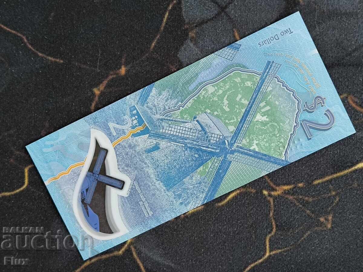 Τραπεζογραμμάτιο - Μπαρμπάντος - 2 δολάρια UNC | 2022 με τιμή € 5.00 | 9.78 BGN