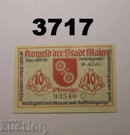 Mainz 10 πφένιχ 1921 Γερμανία