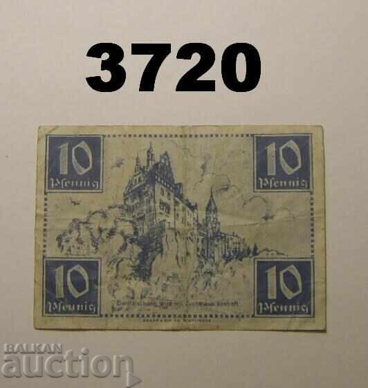 Württemberg-Hohenzollern 10 pfennig 1947 Germany with price € 2.00 | 3.91 BGN