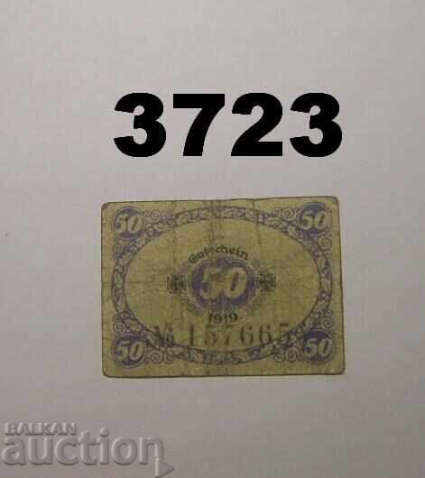 Glauchau 50 pfennig 1919 Γερμανία με τιμή € 0.50 | 0.98 BGN