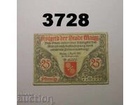 Mainz 25 pfennig 1921 Germany 770777