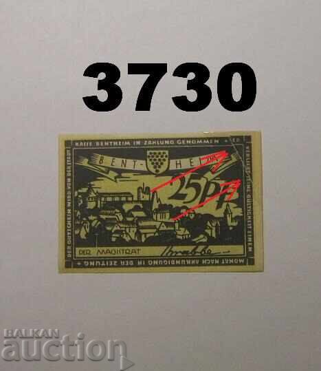 Bentheim 25 pfennig 1921 Germany
