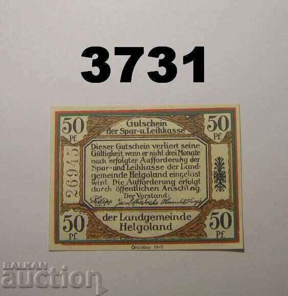 Heligoland 50 pfennig 1919 Germany