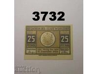 Wunstorf 25 pfennig 1921 Германия