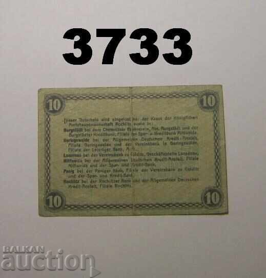 Rochlitz 10 pfennig έως το 1919 Γερμανία με τιμή € 1.00 | 1.96 BGN