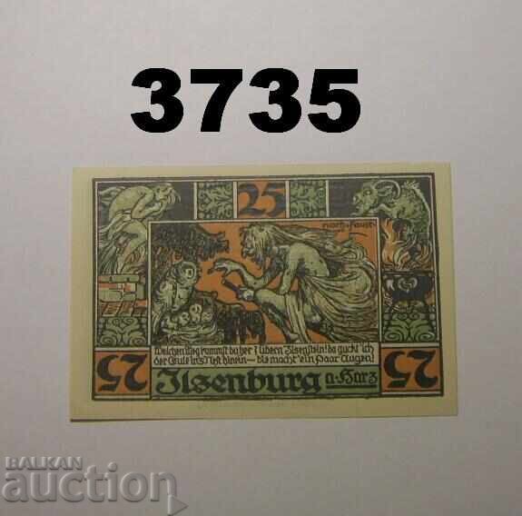 Ilsenburg 25 pfennig 1921 Германия с цена € 1.40 | 2.74 лв.