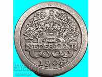 Нидерландия 1908 5 цента
