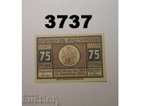 Wunstorf 75 pfennig 1921 Germania