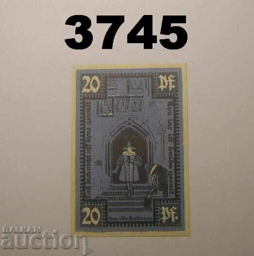 Merseburg 20 pfennig 1921 Германия с цена € 1.40 | 2.74 лв.