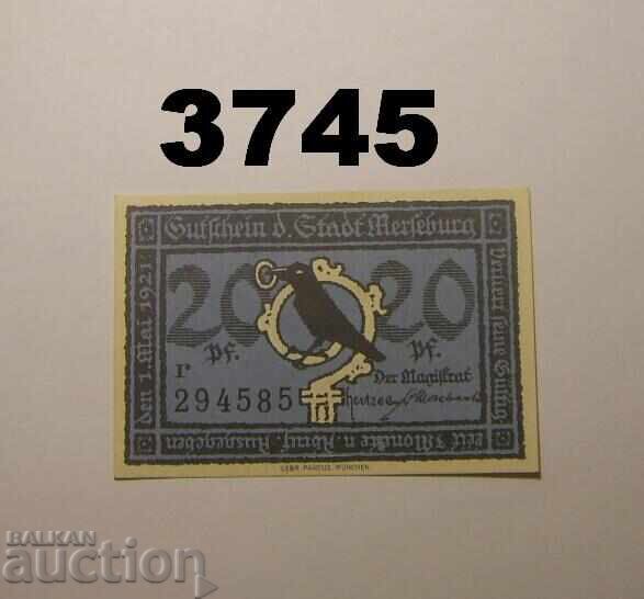 Merseburg 20 pfennig 1921 Германия