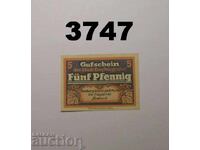 Freyburg a. Unstrut 5 pfennig 1920 Germania