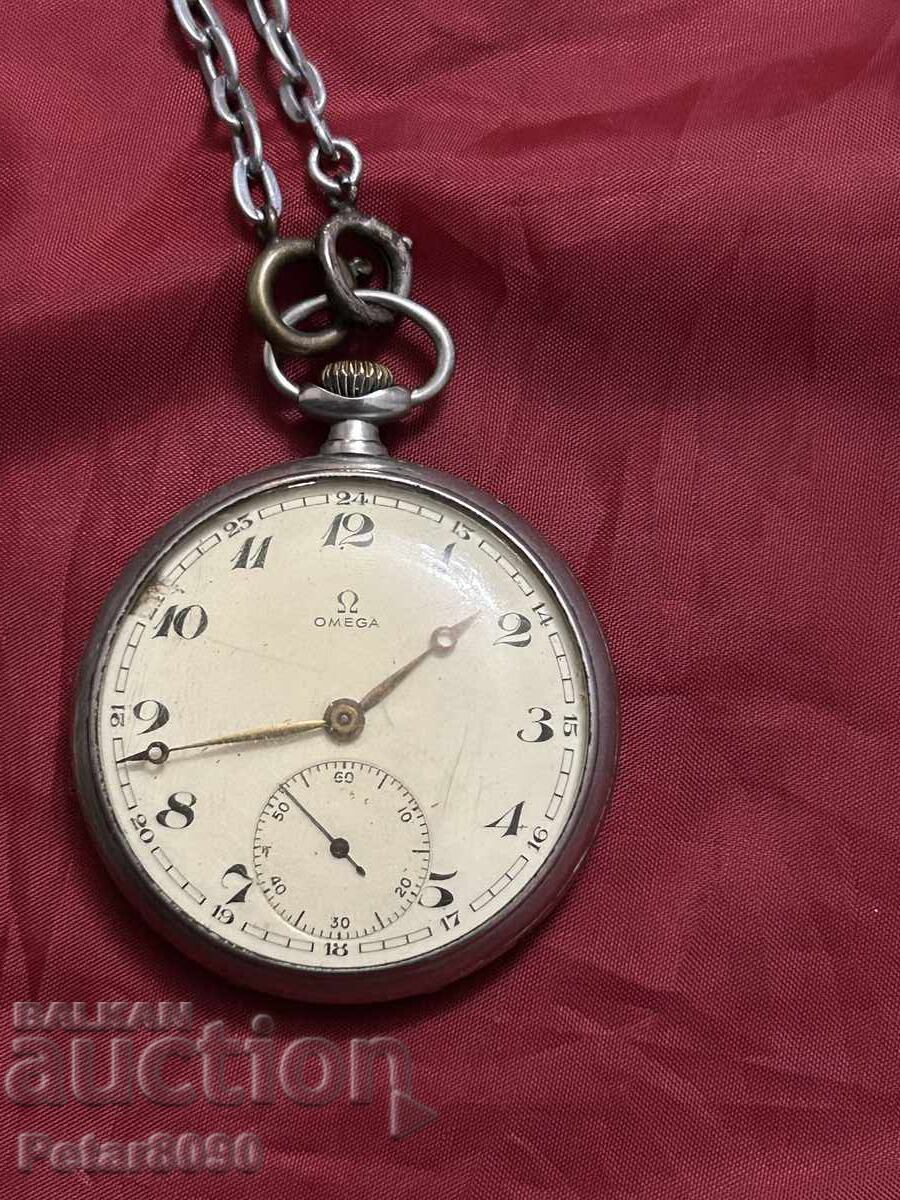 Ceas de buzunar Omega Minele de Stat Pernik 1941 funcționează Rar cu preț € 45.44 | 88.87 BGN