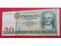 Banknote - Germany - GDR - 20 Mark 1975