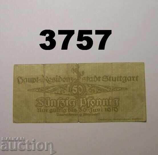 Stuttgart 50 pfennig bis 1919 Германия с цена € 0.50 | 0.98 лв.