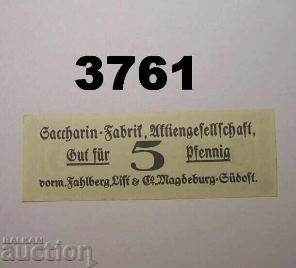 Magdeburg-Südost Saccharin-Fabrik 5 Pfennig Γερμανία με τιμή € 1.50 | 2.93 BGN