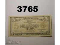 Stuttgart 5 miliarde mărci 1923 Germania