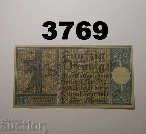 Berlin 50 pfennig 1921 Германия с цена € 0.50 | 0.98 лв.