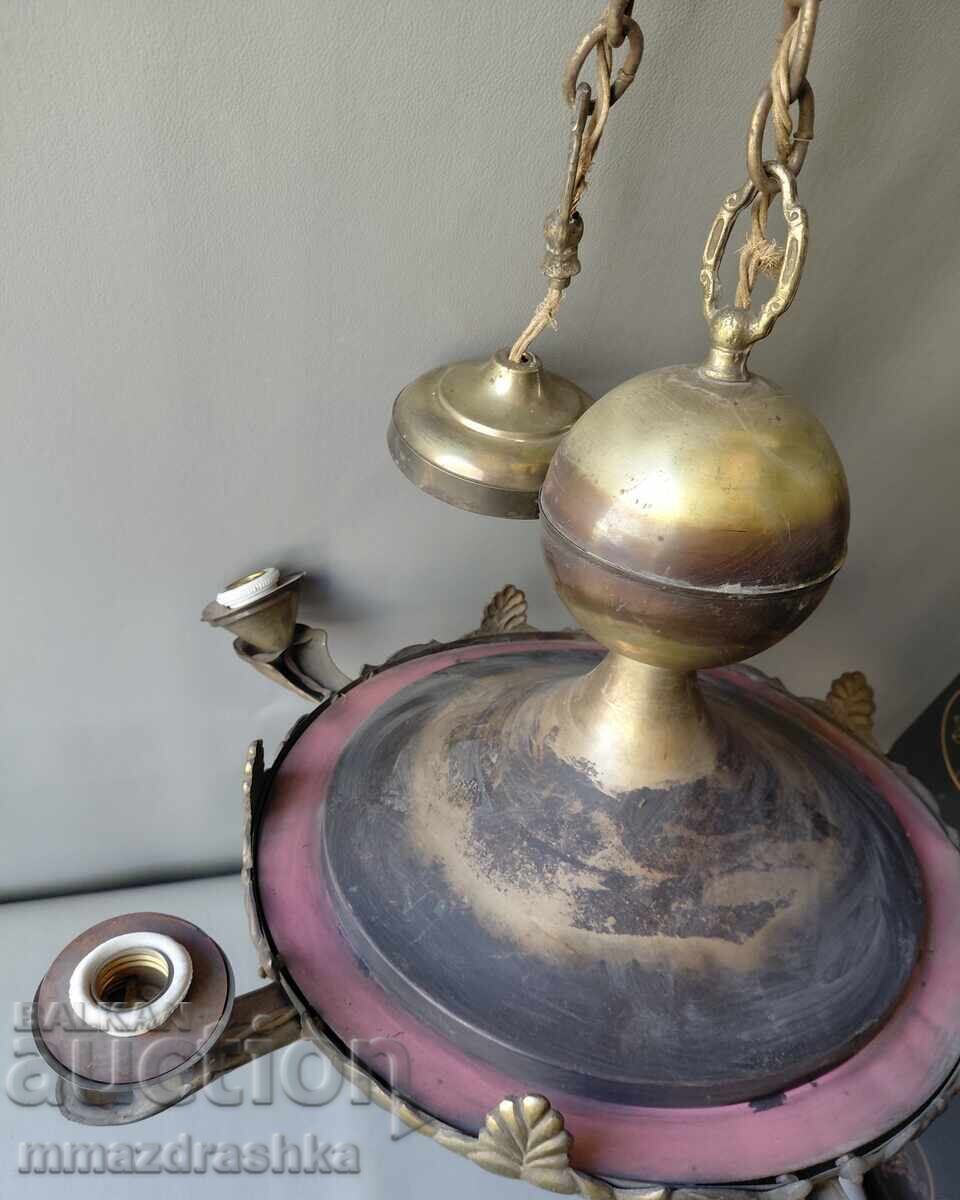 Delivery of Bronze chandelier over 100 years old