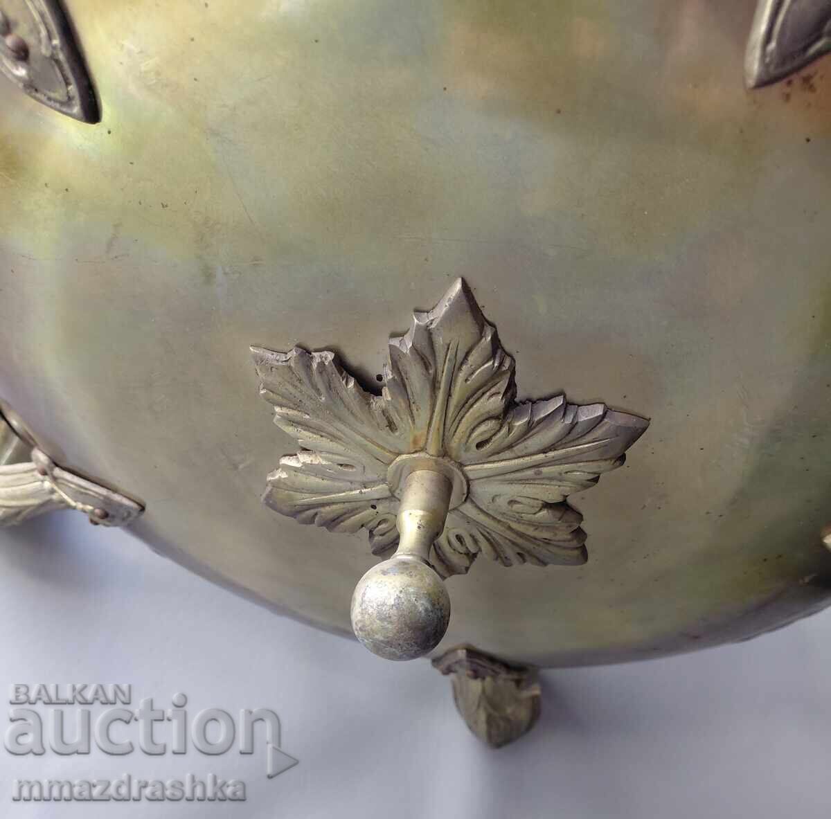 Bronze chandelier over 100 years old - 6