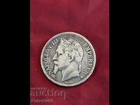 5 φράγκα 1868 ασήμι 25 γραμμάρια