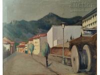 Πίνακας "Τοπίο από το Σμόλιαν", 1965, καλλιτέχνης P. Petkov (1924-1976)