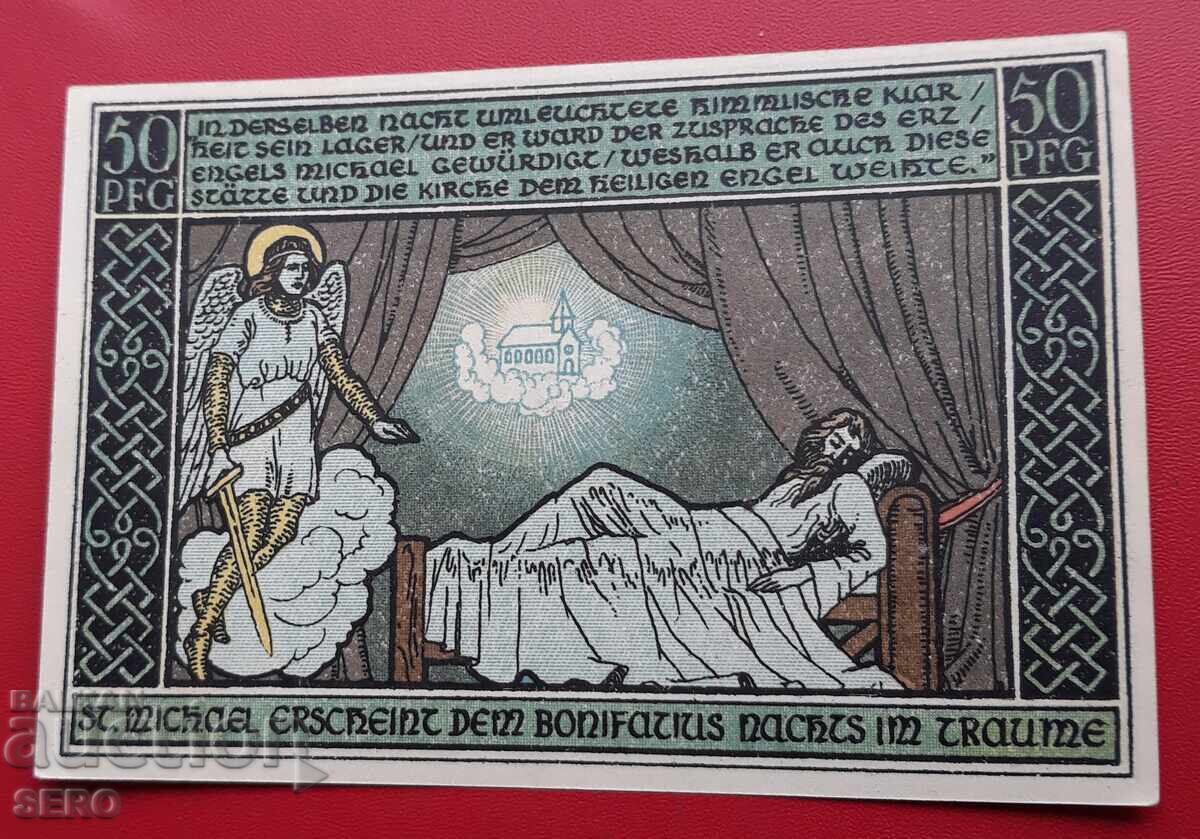 Τραπεζογραμμάτιο-Γερμανία-Θουριγγία-Ordruff-50 pfennig 1921 με τιμή € 1.00 | 1.96 BGN