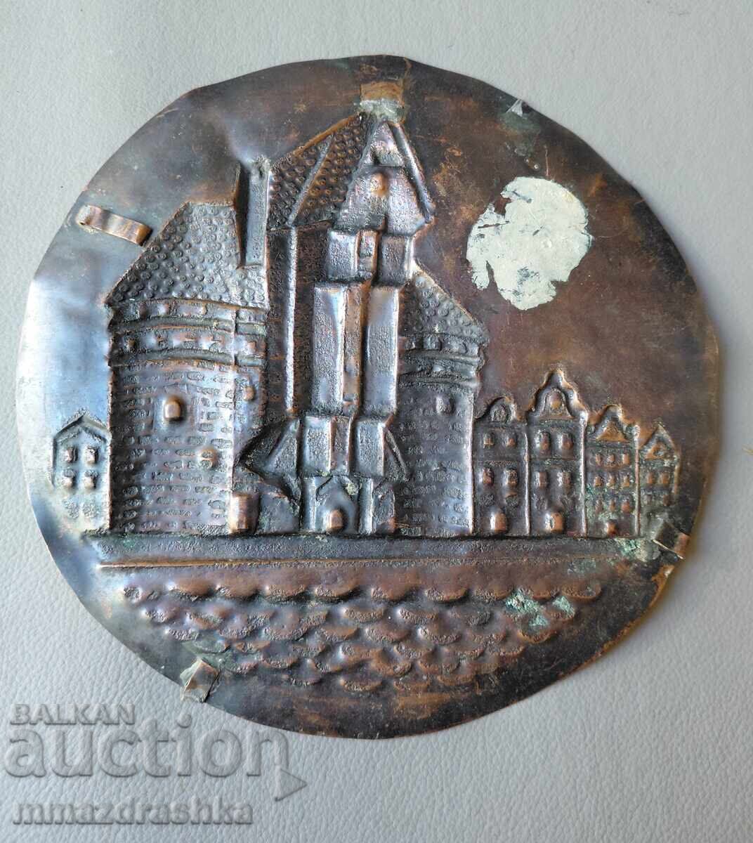 Panou vechi de cupru cu preț € 0.01 | 0.02 BGN