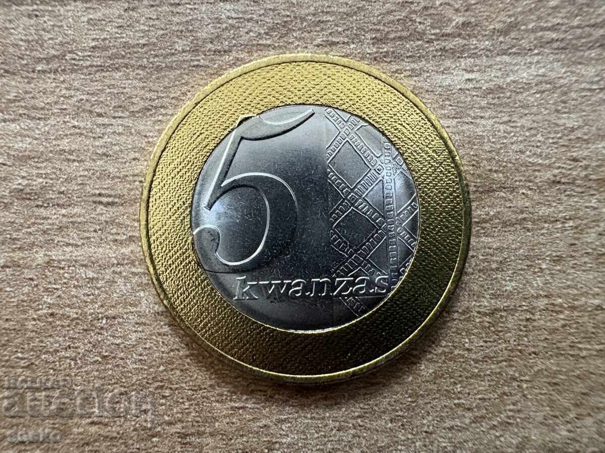 Angola - 5 kwanza (2012)