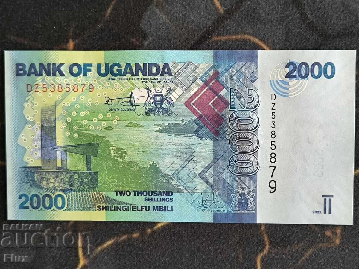 Банкнота - Уганда - 2000 шилинга UNC | 2021г.