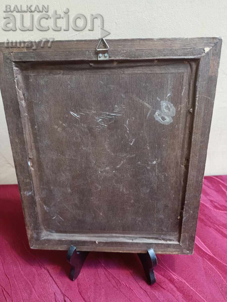 Δημοπρασία Πρωτότυπος πίνακας με μέταλλο, σπάνιος, ανάγλυφος