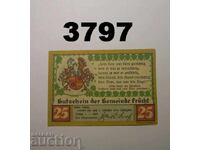 Frücht 25 pfennig 1922 Германия