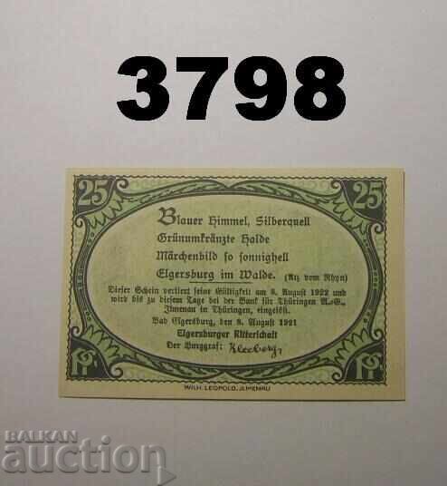 Elgersburg 25 πφένιχ 1921 Γερμανία με τιμή € 0.80 | 1.56 BGN